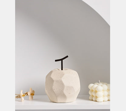 Edle Keramik-Obstdekoration