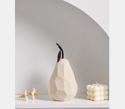 Edle Keramik-Obstdekoration